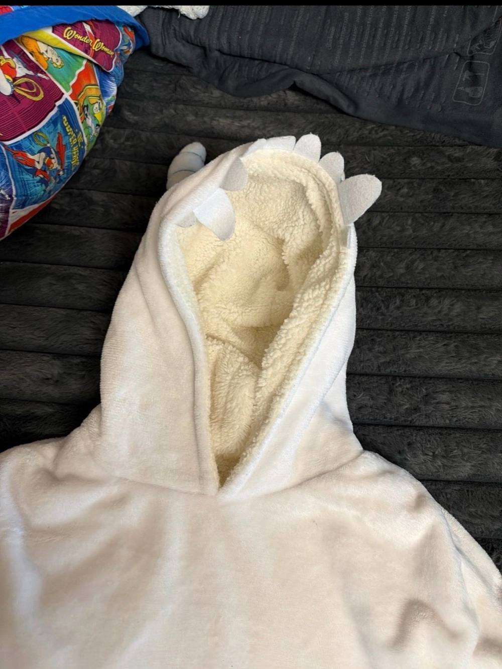Bumble Hoodie Fleece Lined Adorable Great Halloween Costume - Picture 8 of 10